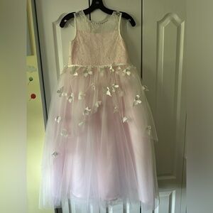 Butterfly tulle gown